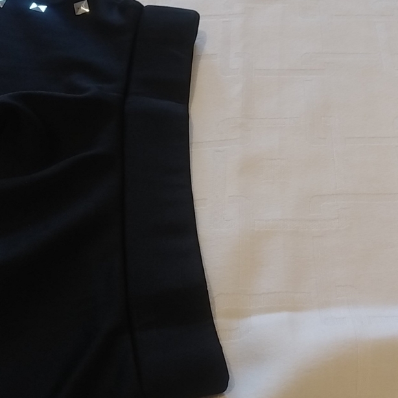 Bongo Black Skirt with Faux Leather Sides/Studs - Picture 11 of 11